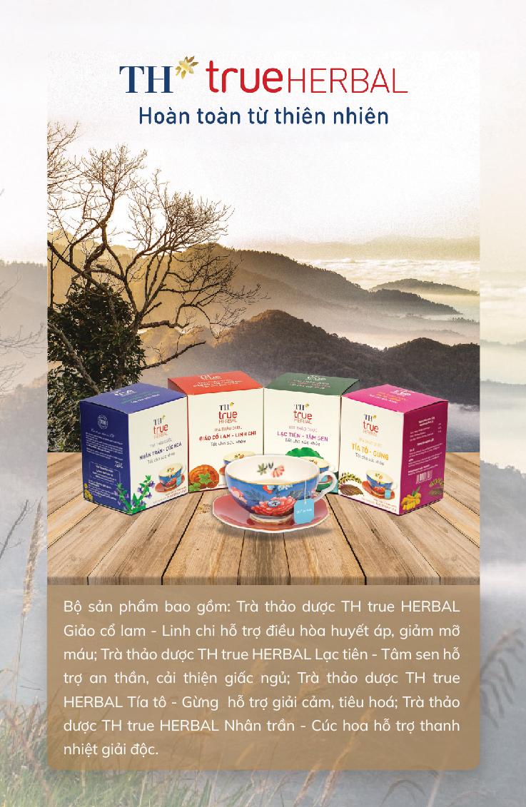 Trà túi lọc TH true HERBAL - chắt lọc và lan tỏa tinh hoa thảo dược Việt ra thế giới - Ảnh 2. Trà túi lọc TH true HERBAL - chắt lọc và lan tỏa tinh hoa thảo dược Việt ra thế giới - Ảnh 2.