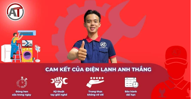 Điện lạnh Anh Thắng – Sửa chữa điện máy, bảo hành tin cậy, chi phí rõ ràng - Ảnh 2. Điện lạnh Anh Thắng – Sửa chữa điện máy, bảo hành tin cậy, chi phí rõ ràng - Ảnh 2.