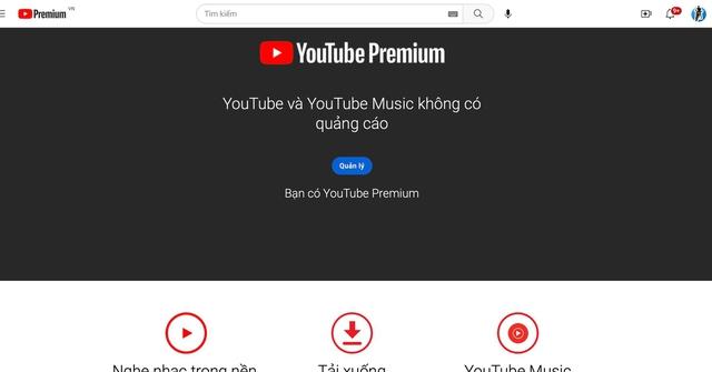 YouTube chính thức thu phí xem video không quảng cáo tại Việt Nam