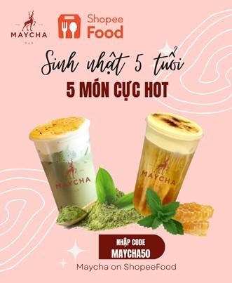Cùng ShopeeFood mừng sinh nhật 5 tuổi Maycha, khám phá trà sữa chỉ 5 đồng và 5 món mới cực hot - Ảnh 3.