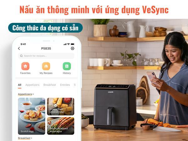 Nấu ăn như “chuyên gia” với nồi chiên không dầu thông minh COSORI Dual Blaze - Ảnh 5.