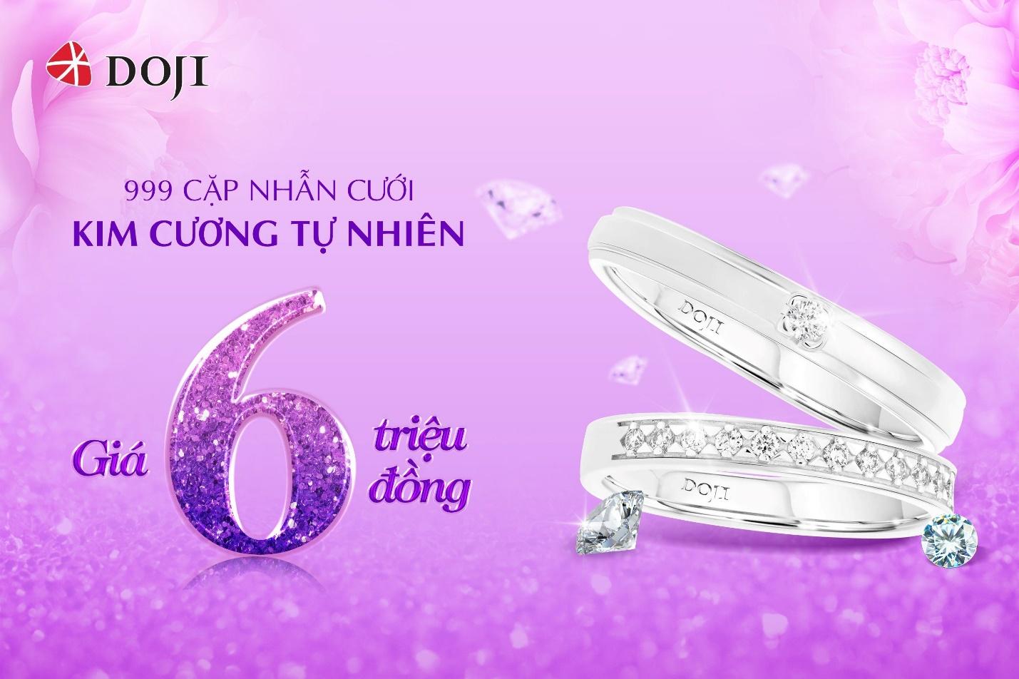 Sở hữu nhẫn cưới kim cương tự nhiên Wedding Land giá 6 triệu đồng - Ảnh 1.