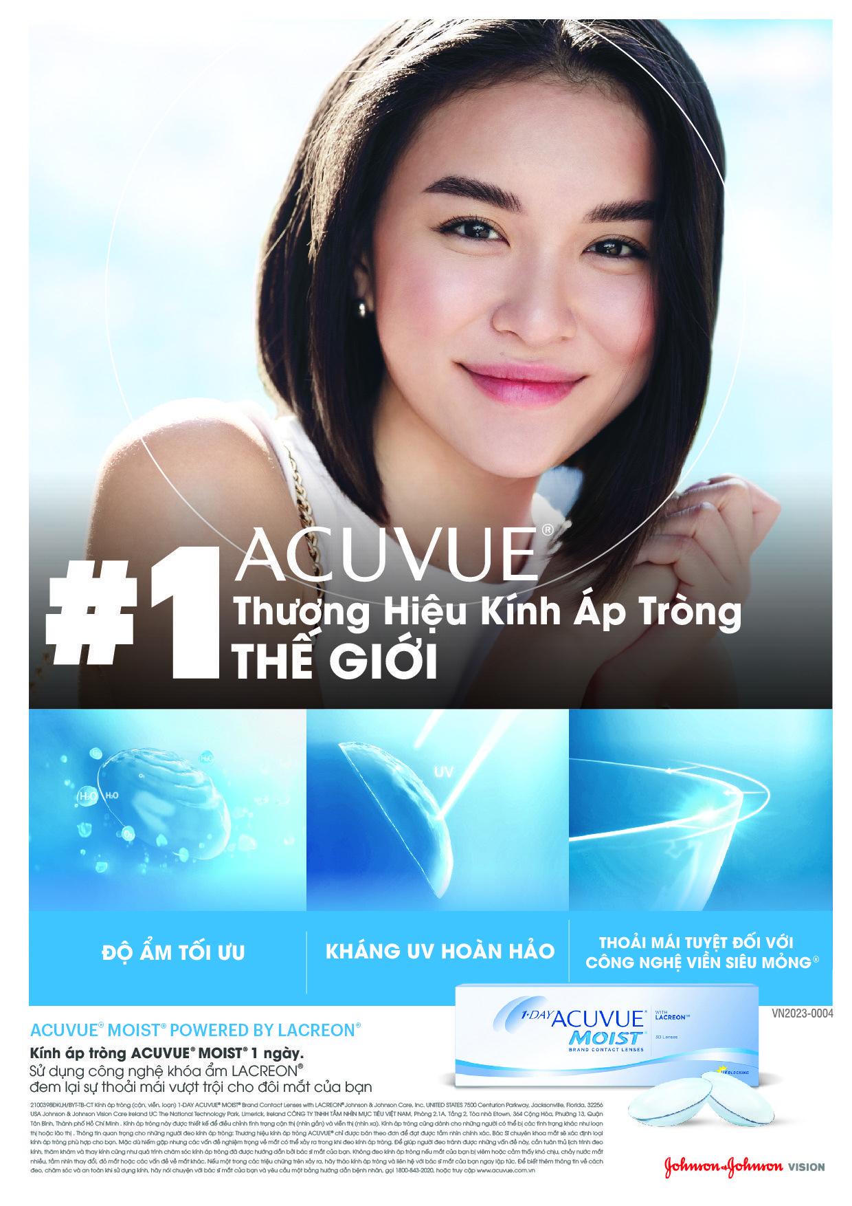 ACUVUE - Thương hiệu kính áp tròng hàng đầu thế giới - Ảnh 1.