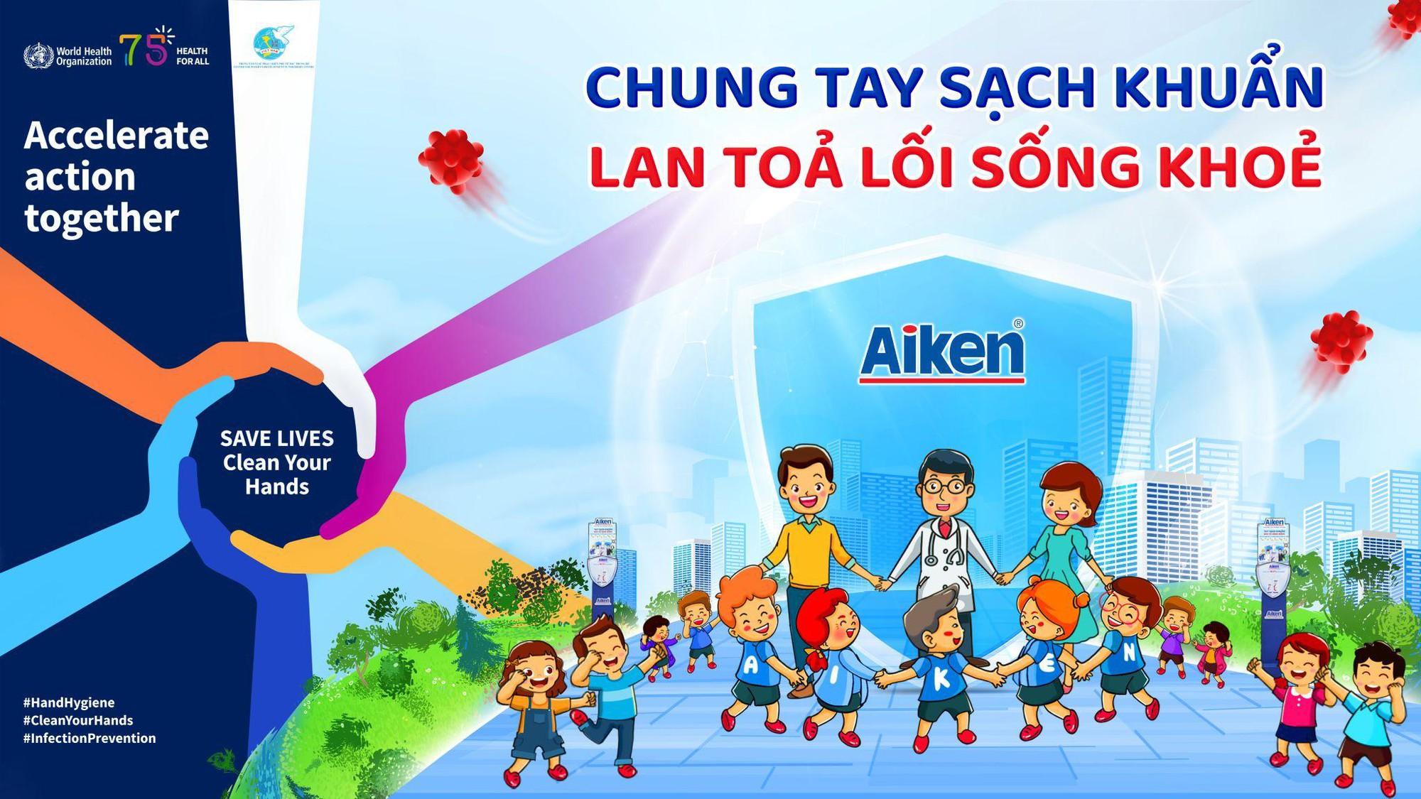 Bạn đã cùng Aiken chung tay sạch khuẩn, lan tỏa lối sống khỏe để bảo vệ cộng đồng? - Ảnh 4.