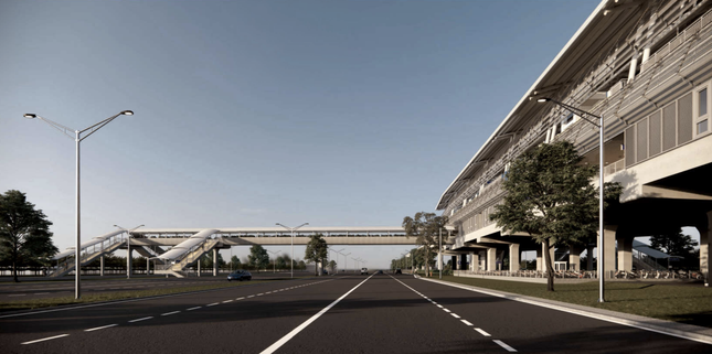 Diện mạo 9 cầu bộ hành kết nối với các ga trên cao của tuyến metro số 1 TPHCM - Ảnh 3.