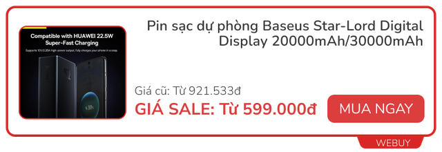Cuối tháng săn sale “khủng”: Đồ Logitech giảm đến 1,2 triệu đồng, Baseus và Xiaomi sale mạnh tới 42% - Ảnh 6.