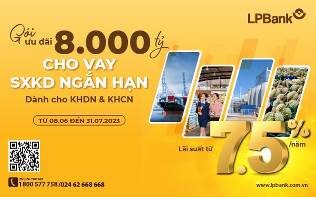 LPBank tiếp tục giảm lãi suất lần 3 trong chưa đầy một tháng