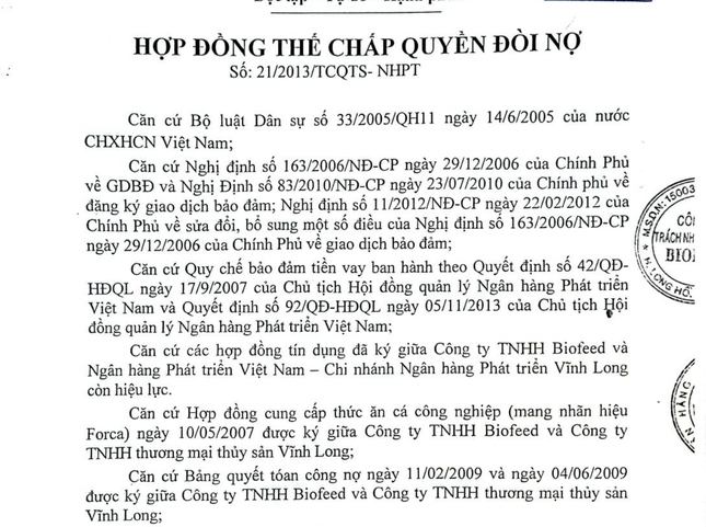 Nhận thế chấp ‘quyền đòi nợ’ 20 tỷ đồng, sau 10 năm ngân hàng chưa đòi được một xu - Ảnh 1.