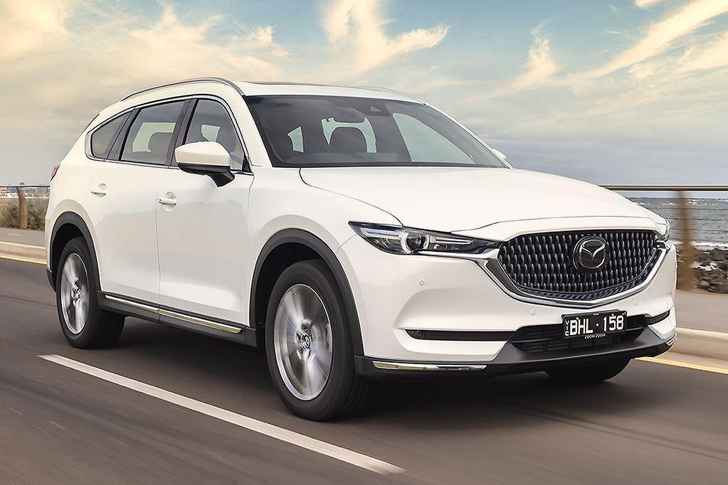 Mazda CX-80 xuất hiện trước ngày ra mắt - Ảnh 3.