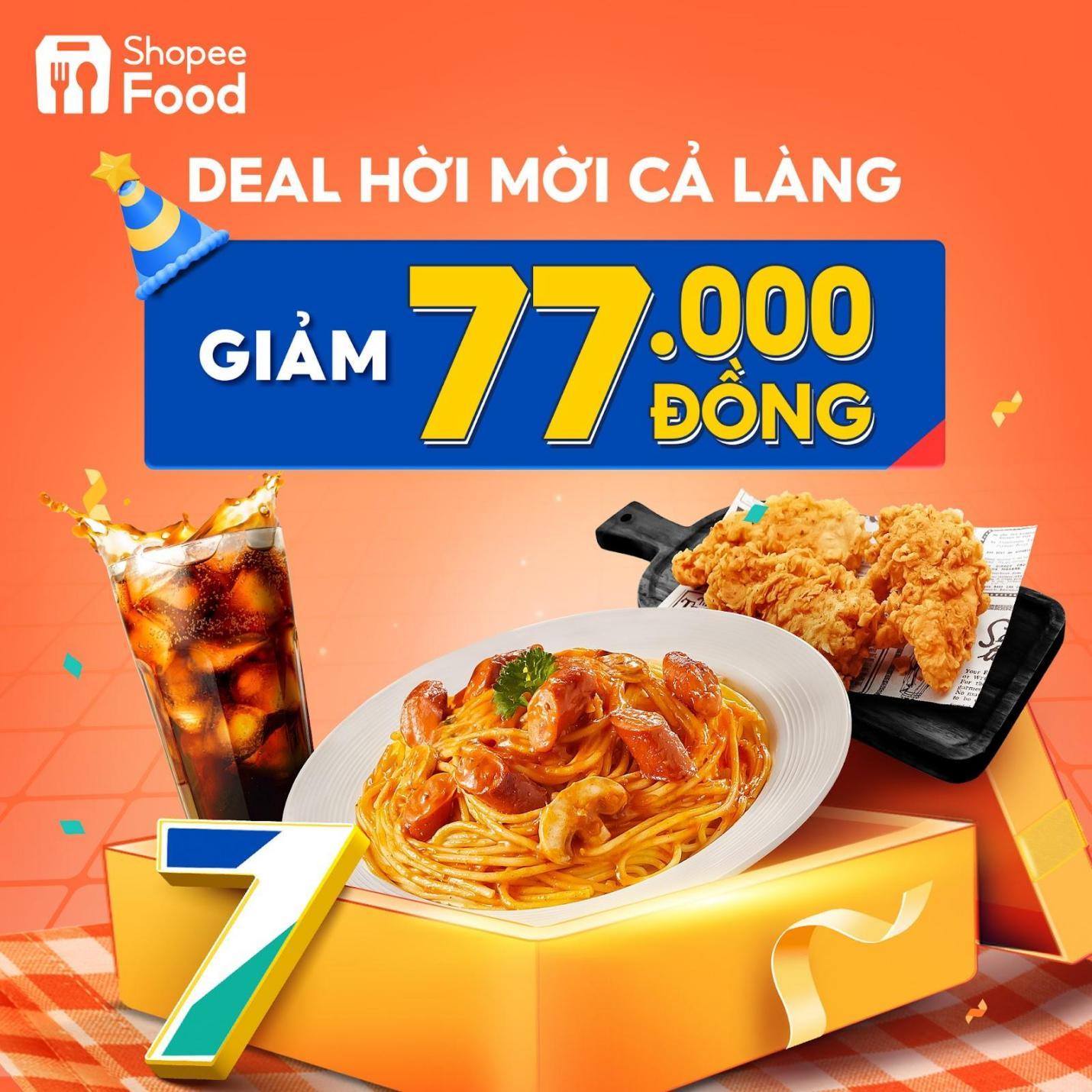 Khoe độ hào phóng kiểu ShopeeFood, vừa khao món ngon giá 7.000 đồng, vừa tung deal cực đỉnh mừng 7 năm tình bạn - Ảnh 5.