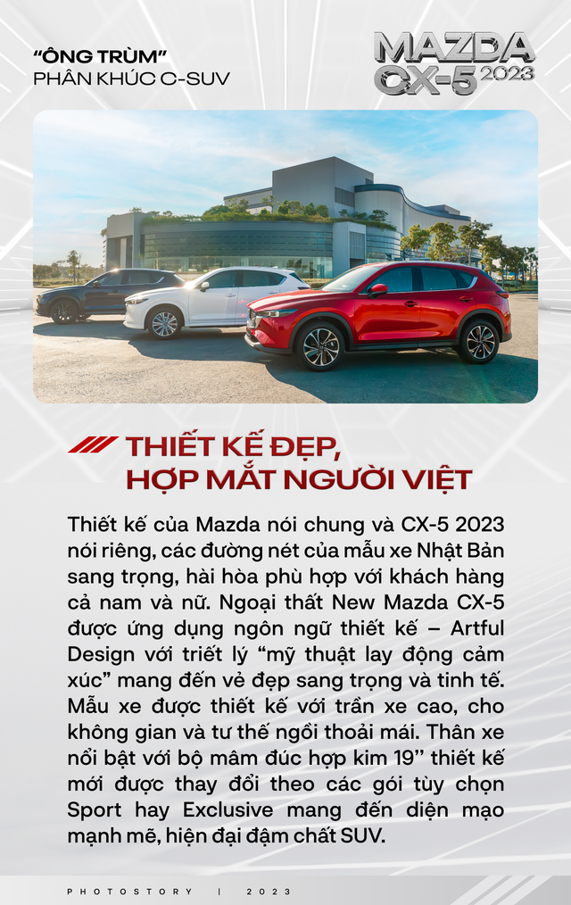 Nếu vẫn chưa tin Mazda CX-5 2023 là "ông trùm" phân khúc C-SUV thì 10 lý do sau đây đủ sức chứng minh điều đó - Ảnh 4.