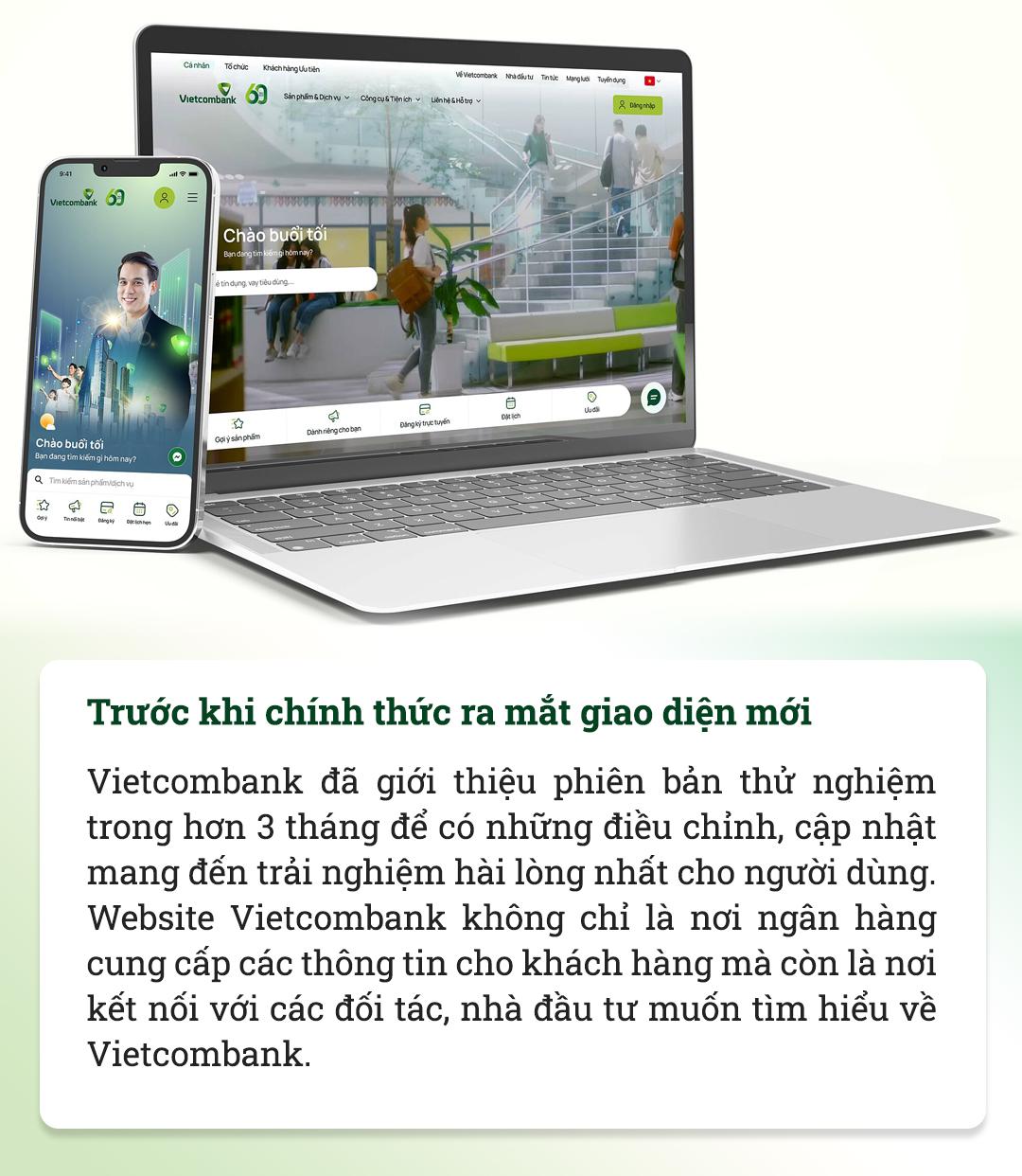 Vietcombank ra mắt website hoàn toàn mới: Hiện đại, thông minh và thân thiện với người dùng - Ảnh 1.