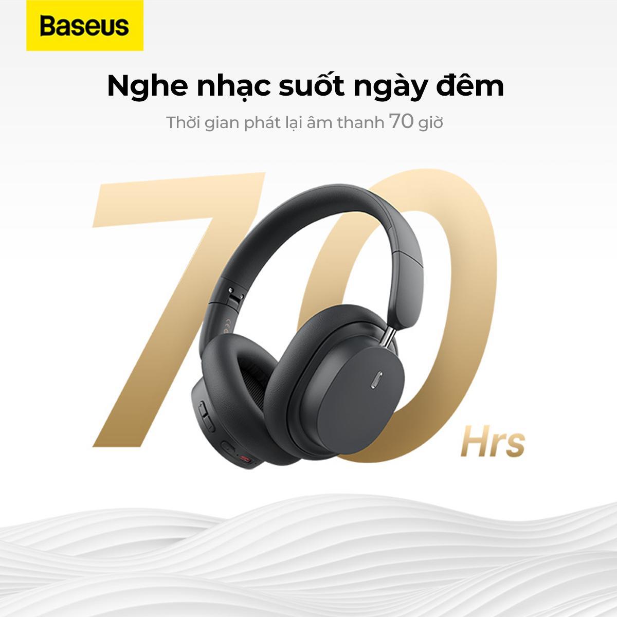 Tai nghe Bluetooth choàng đầu Baseus Bowie D05 giá sinh viên chất lượng cao cấp - Ảnh 5.