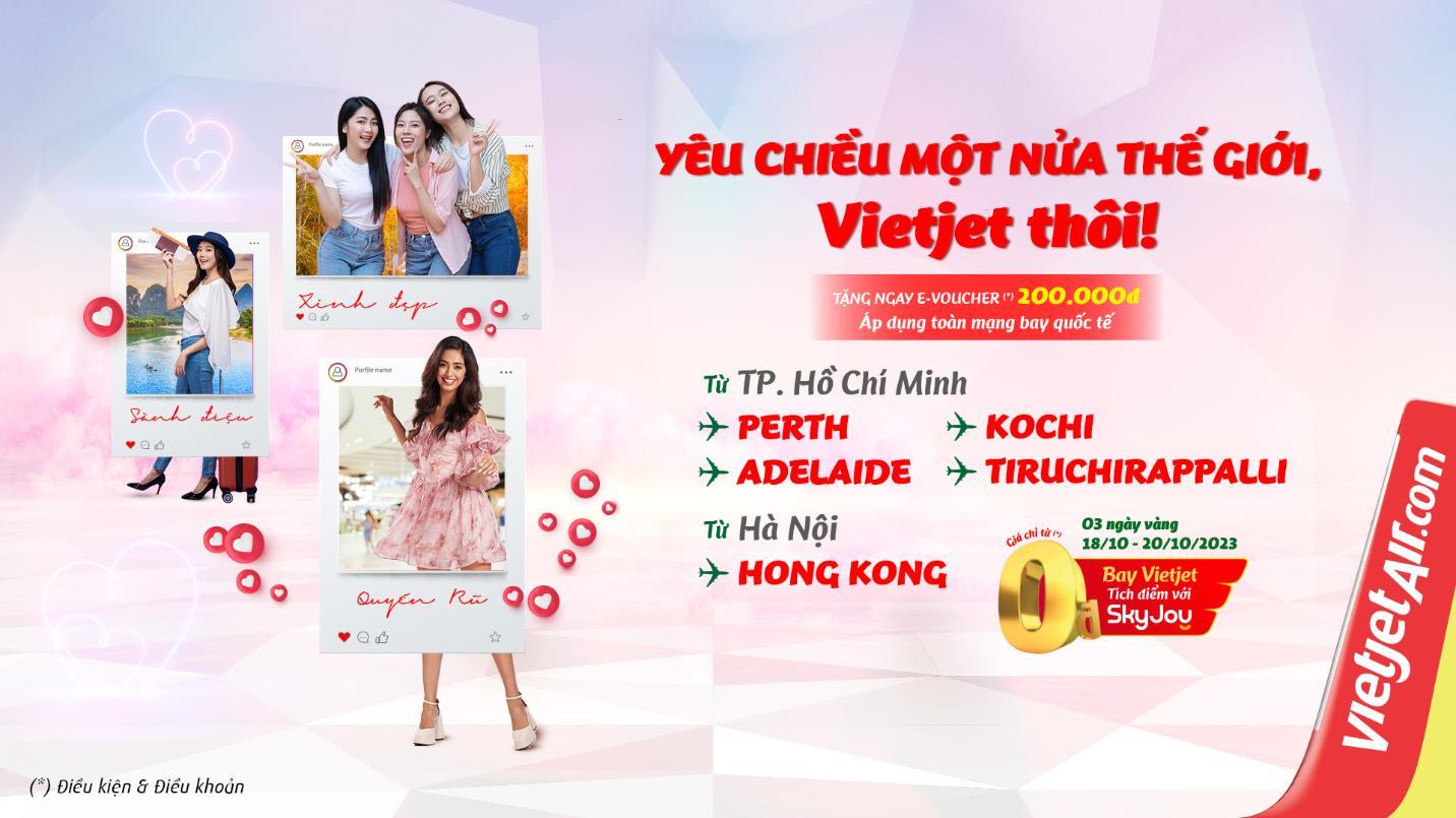 Mừng ngày Phụ nữ Việt Nam 2010, nhận ngàn ưu đãi bất ngờ từ Vietjet - Ảnh 1.