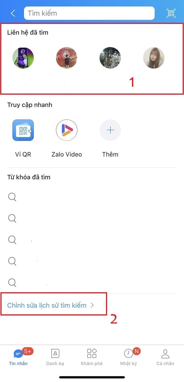 Cách xóa lịch sử tìm kiếm trên Zalo chỉ với 3 bước đơn giản - Ảnh 2.