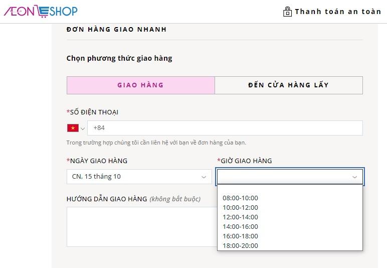 Trải nghiệm tiện lợi tối đa với AEON Eshop: Không còn chờ đợi shipper - Ảnh 2.