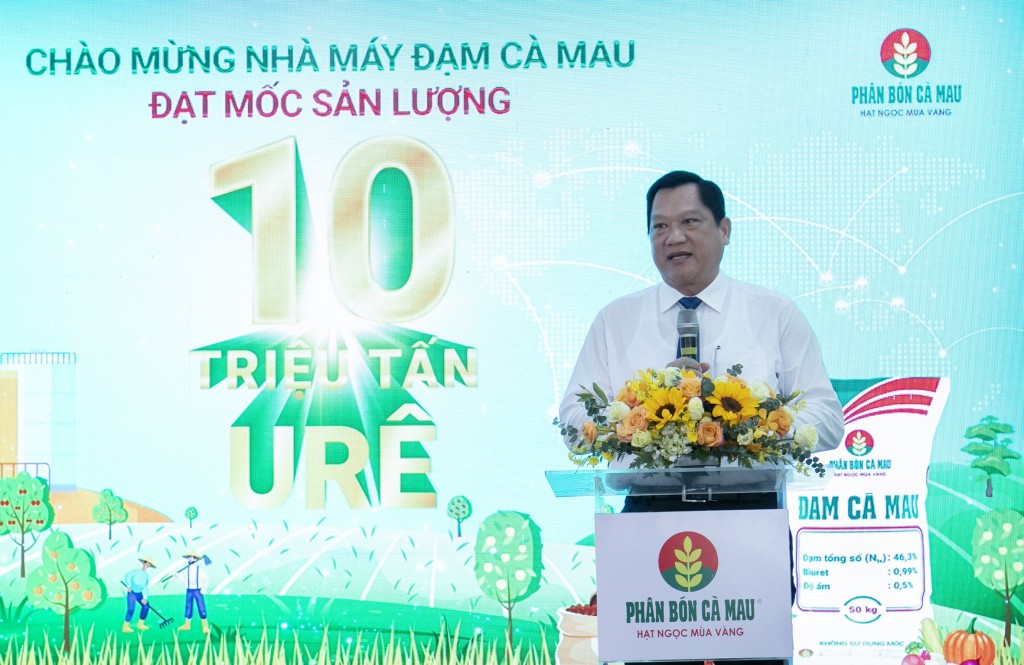 Nhà máy Đạm Cà Mau cán mốc sản xuất 10 triệu tấn Urê