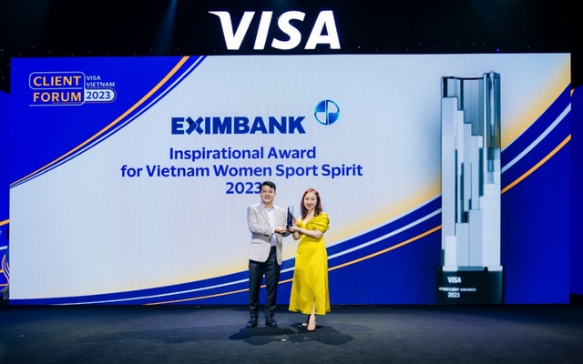 Eximbank đón nhận Giải thưởng quan trọng từ Visa