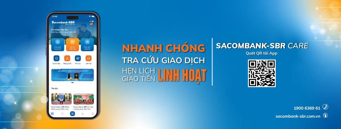 Sacombank-SBR ra mắt ứng dụng chăm sóc khách hàng thông minh - Ảnh 1.