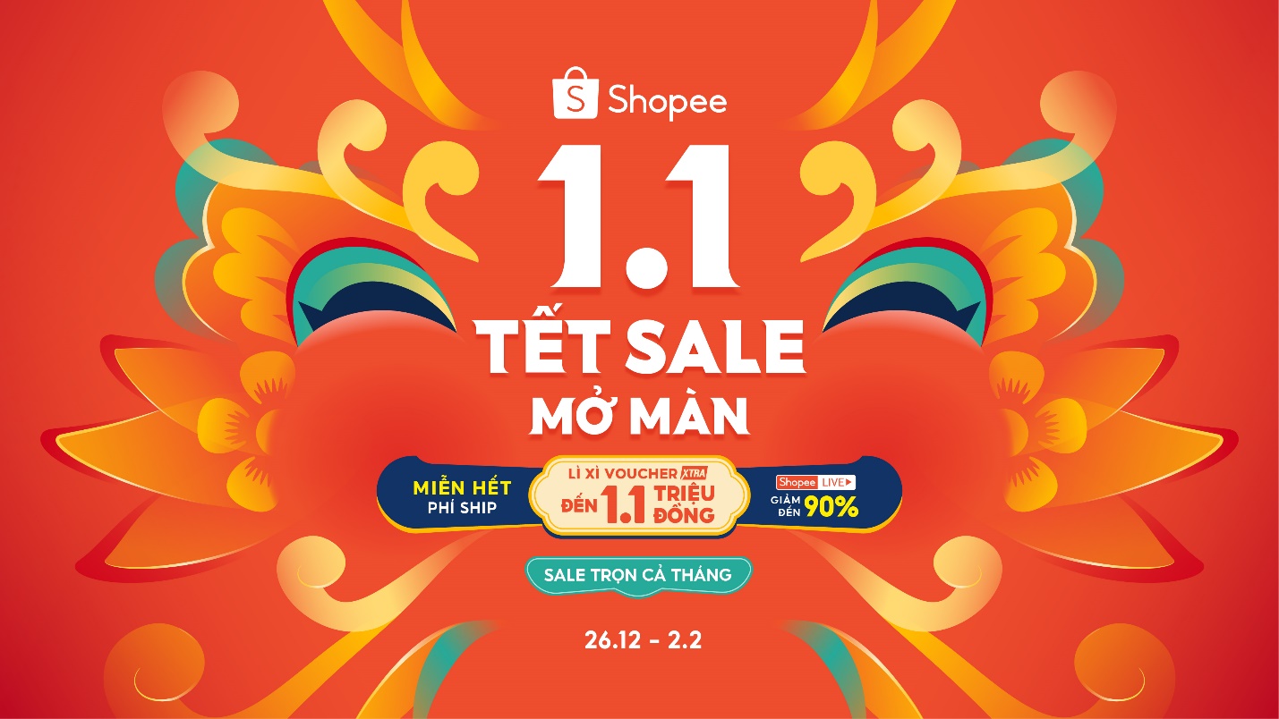 Shopee “chơi lớn” sale trọn tháng, trợ lực người dùng sắm sửa đón Tết - Ảnh 2.