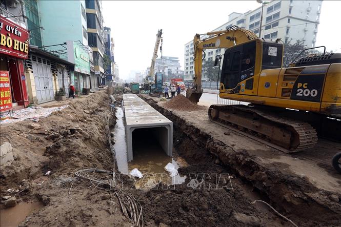 Hà Nội: Thi công 'xuyên Tết' trên công trường hầm chui Kim Đồng - Giải Phóng - Ảnh 11.