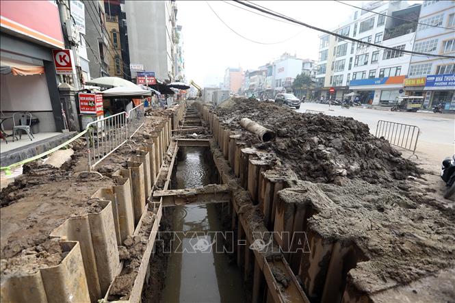 Hà Nội: Thi công 'xuyên Tết' trên công trường hầm chui Kim Đồng - Giải Phóng - Ảnh 10.