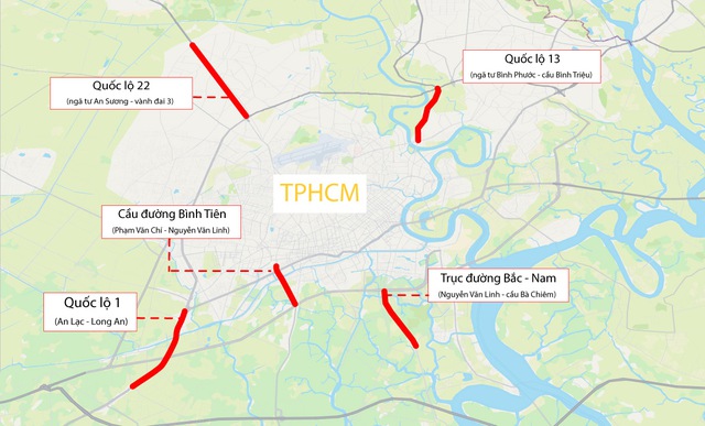 Rót 44.000 tỷ vào 5 dự án giao thông 'khủng': Cú đột phá của siêu đô thị gần 10 triệu dân - Ảnh 2.