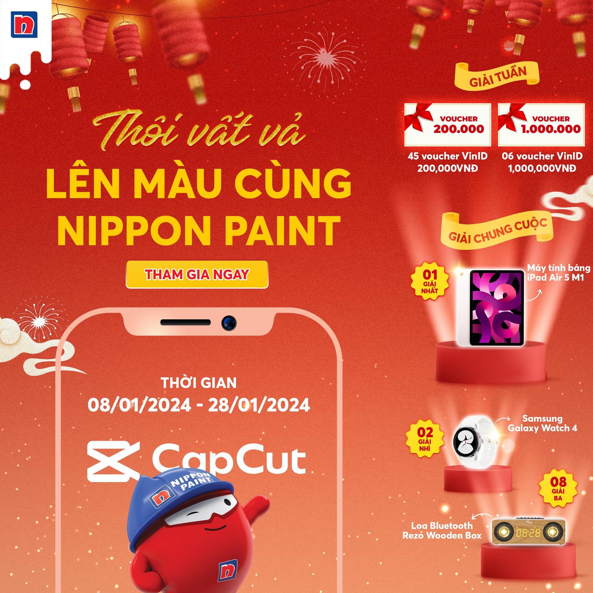 Thôi vất vả - Lên màu cùng Nippon Paint, đón Tết Giáp Thìn an vui - Ảnh 3.