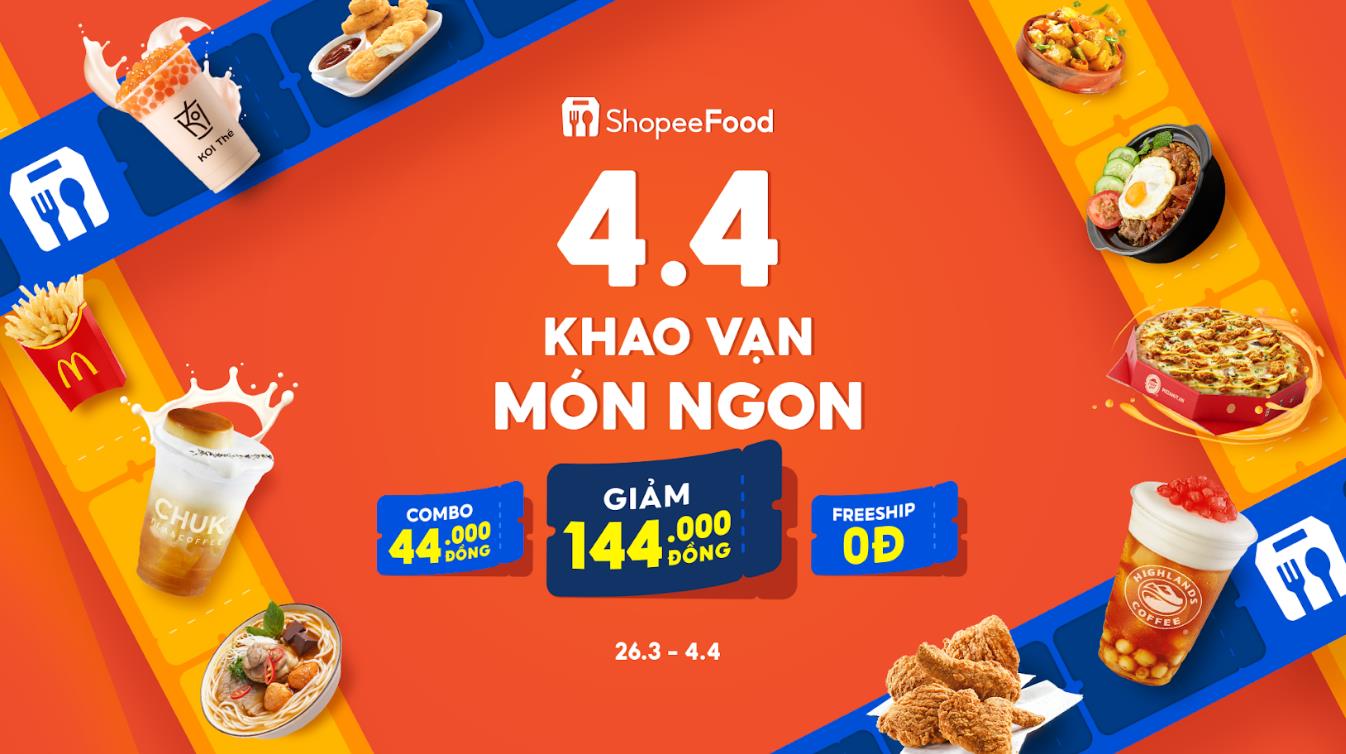 ShopeeFood khao vạn món ngon tại ngày hội ẩm thực lớn bậc nhất tháng 4, có món chỉ vỏn vẹn 1 đồng - Ảnh 1.