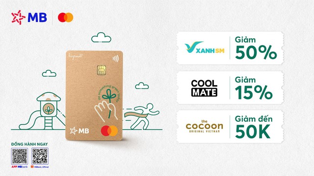 Tấm thẻ ngân hàng xanh vì cộng đồng - MB Mastercard Hi Green - Ảnh 3.