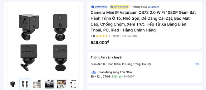 Lướt chợ mạng thấy quá trời camera mini, camera gắn củ sạc, máy báo cháy có thể bị lợi dụng để quay lén- Ảnh 12.