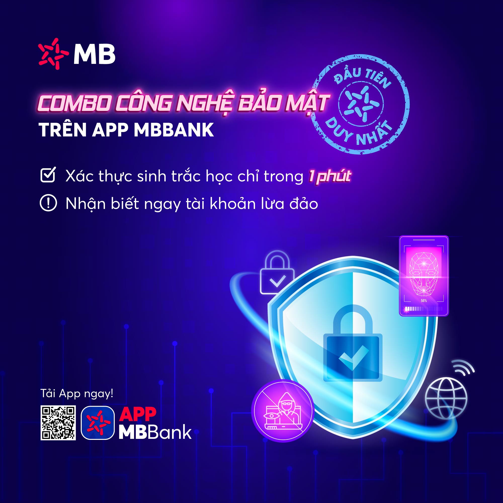 "Combo công nghệ bảo mật" độc quyền của MB có gì mà khiến giới trẻ mê mẩn? - Ảnh 2.