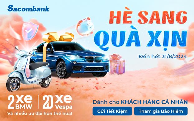 Tăng tốc gặt “siêu thưởng” từ khuyến mại “Hè Sang - Quà Xịn” của Sacombank cực hot hè này! - Ảnh 1.