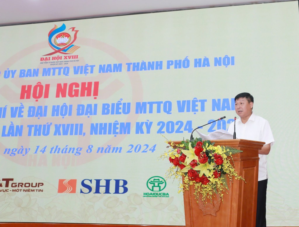 363 đại biểu dự Đại hội Mặt trận Tổ quốc TP Hà Nội