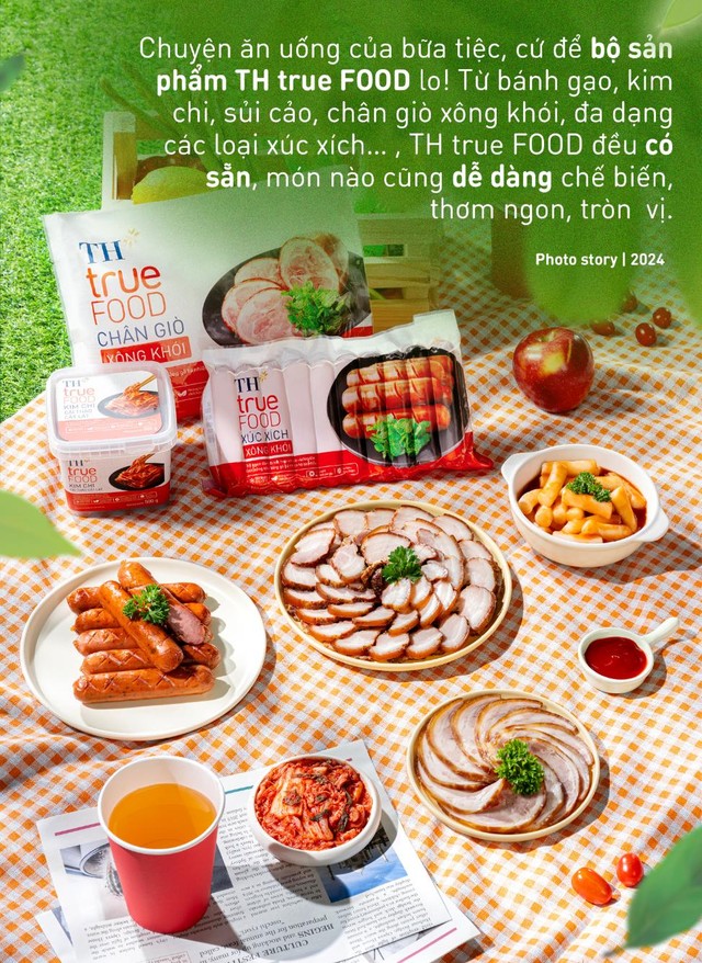 Cùng TH true FOOD biến tấu những món ăn ngon, tiện lợi cho bữa tiệc ngoài trời - Ảnh 2.