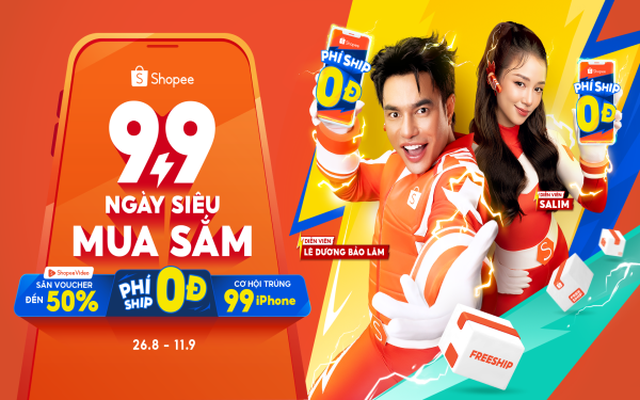 Shopee khởi động 9.9 Ngày Siêu Mua Sắm