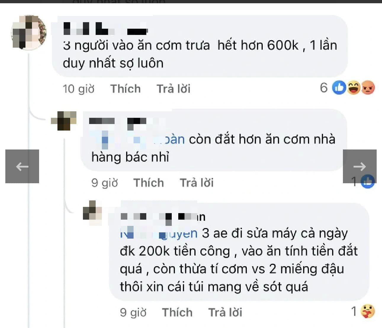 Một quán cơm ở Hạ Long bị tẩy chay vì