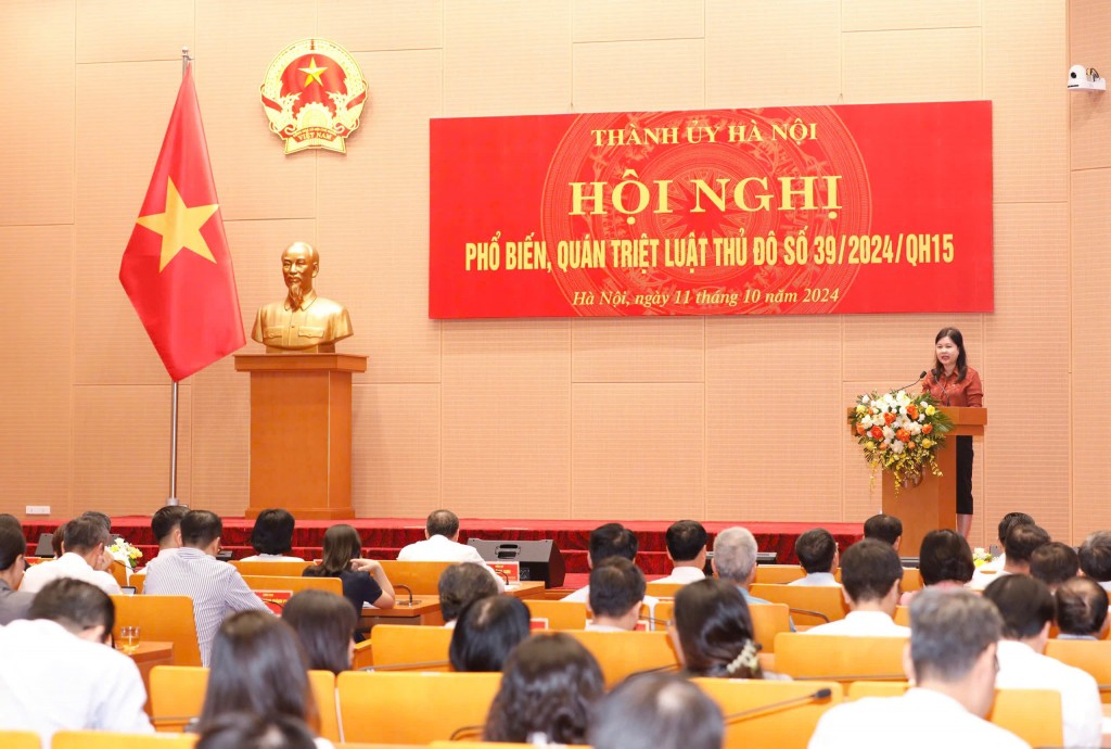 Hà Nội phổ biến, quán triệt Luật Thủ đô số 39/2024/QH15