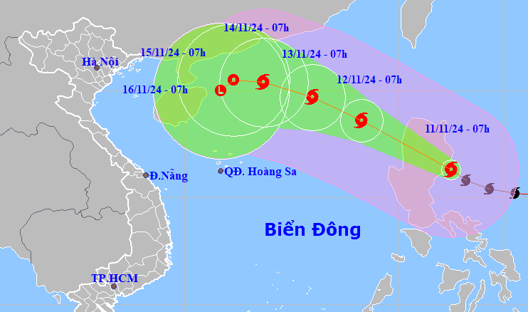 bao toraji tang cap gio giat cap 15 dem nay se di vao bien dong hinh 1