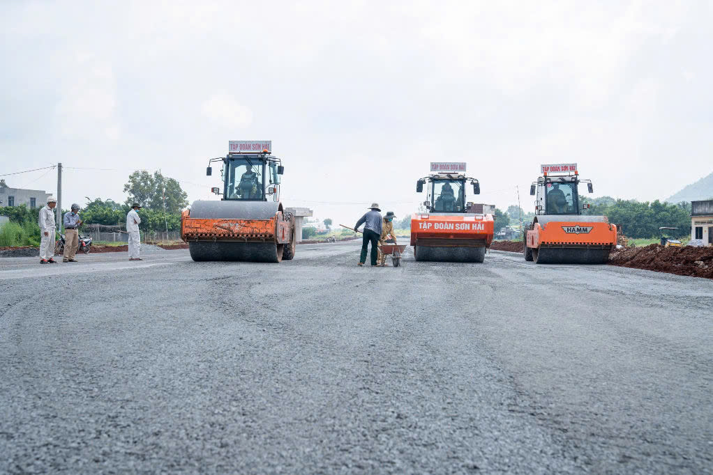 Cao tốc Biên Hòa - Vũng Tàu vào cao điểm thi công- Ảnh 4.