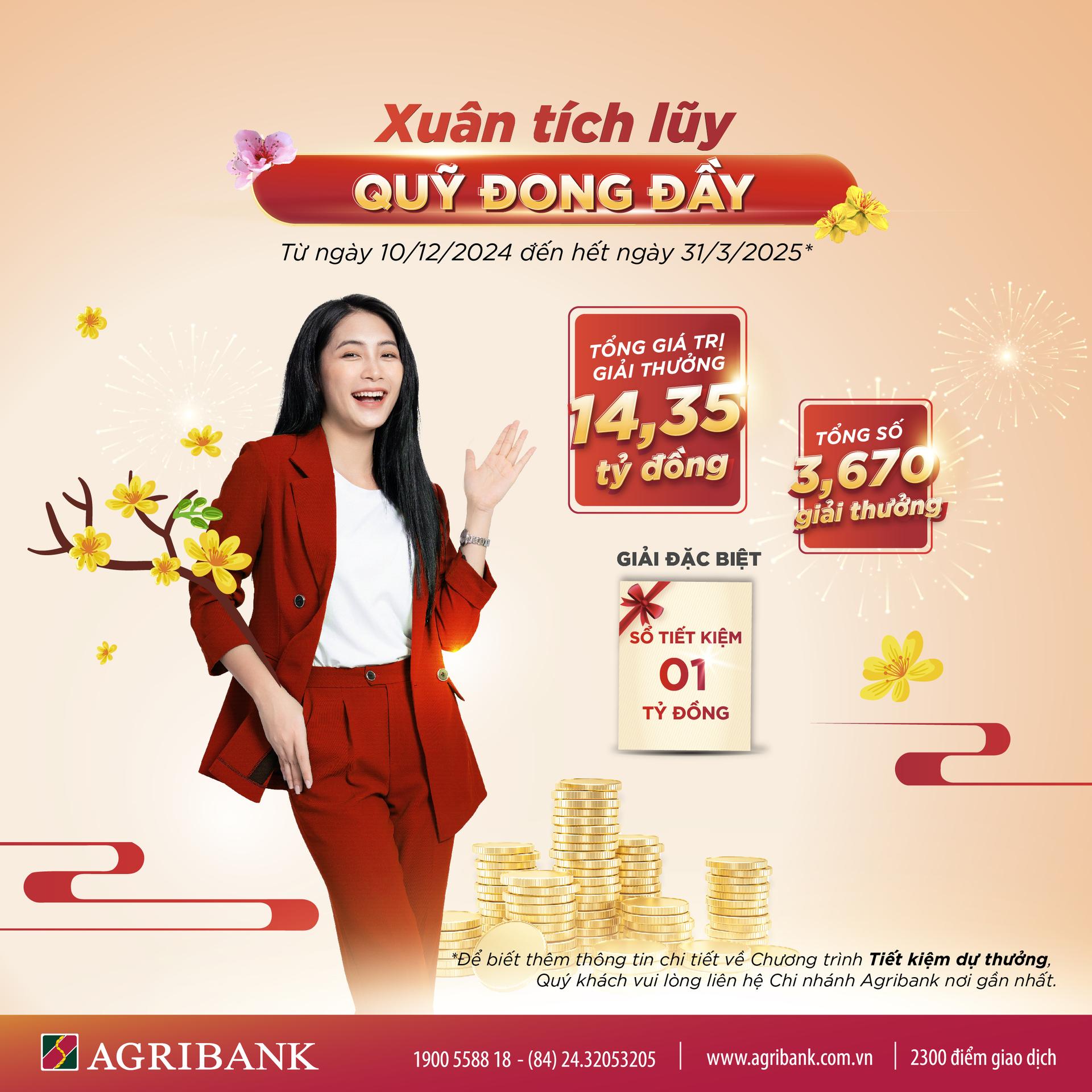 agribank danh hon 14 ty dong tang khach hang tham gia chuong trinh tiet kiem du thuong xuan tich luy quy dong day hinh 2