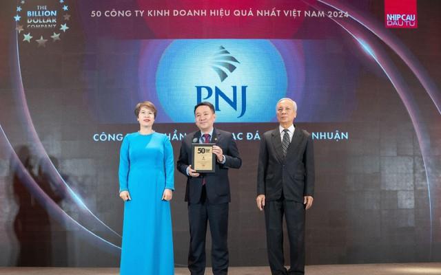 8 lần liên tiếp PNJ vào top 50 công ty kinh doanh hiệu quả nhất vn