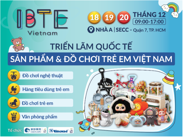 Khám phá xu hướng đồ chơi & sản phẩm trẻ em mới nhất tại IBTE Vietnam 2024 - Ảnh 1.