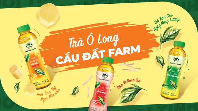 Cầu Đất Farm – Thương hiệu đồ uống của Nova Consumer cho ra đời trà ô long mía lau ngọt thanh - Ảnh 2.