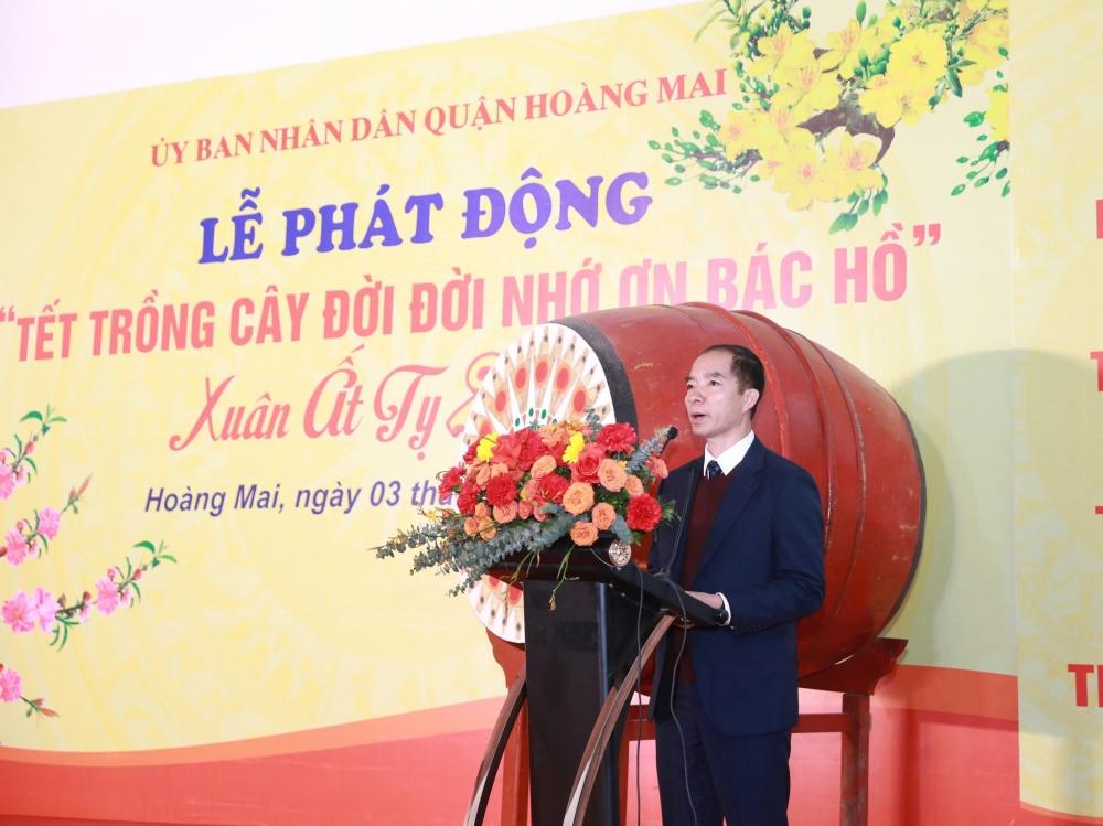 Hoàng Mai phát động Tết trồng cây Xuân Ất Tỵ 2025: Lan tỏa ý nghĩa bảo vệ môi trường