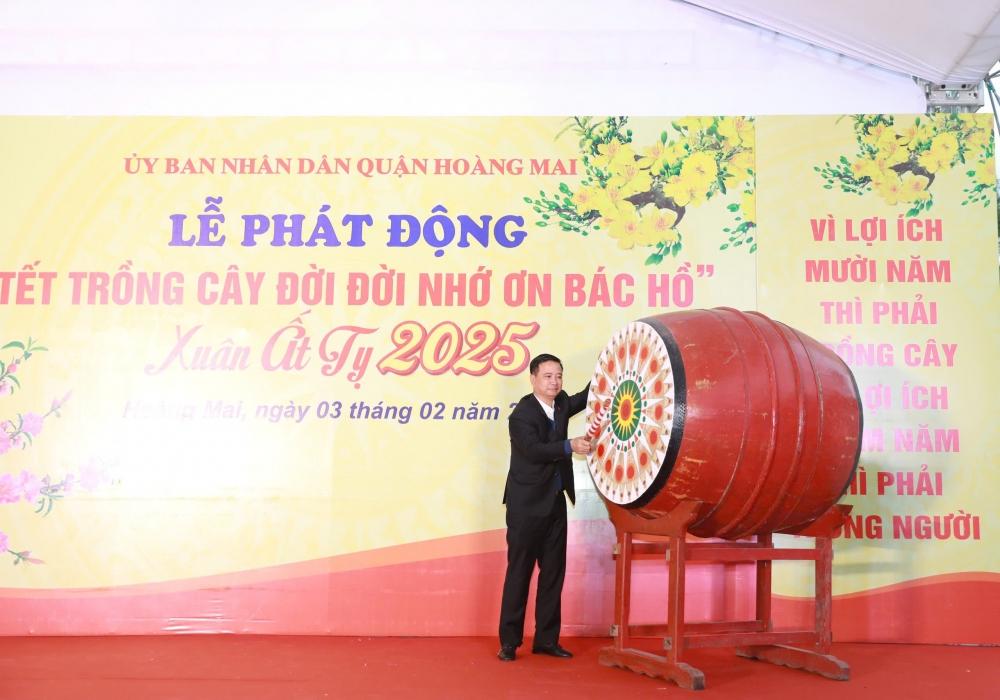 Hoàng Mai phát động Tết trồng cây Xuân Ất Tỵ 2025: Lan tỏa ý nghĩa bảo vệ môi trường