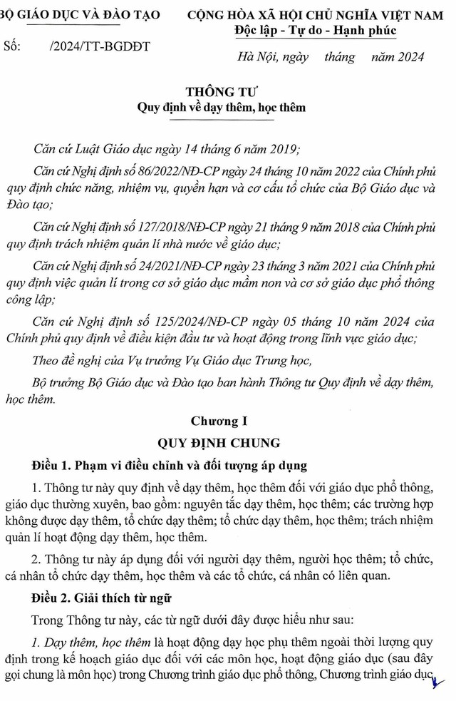 nam dinh thuong xuyen theo doi giam sat va xu ly nhung truong hop vi pham quy dinh ve day them hinh 1