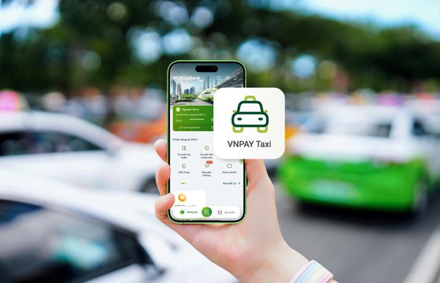 Đặt taxi “đi làm, đi học” trên app VCB Digibank tiết kiệm