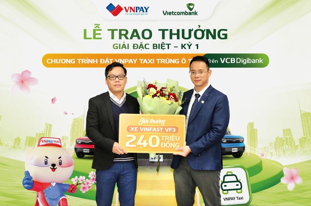 Đặt taxi “đi làm, đi học” trên app VCB Digibank tiết kiệm