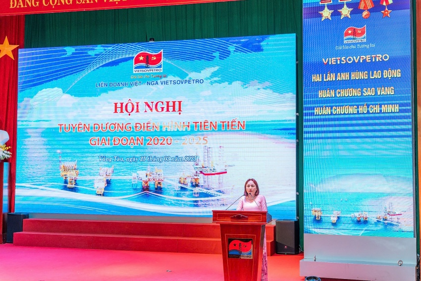 Vietsovpetro tôn vinh gương điển hình tiên tiến giai đoạn 2020 2025